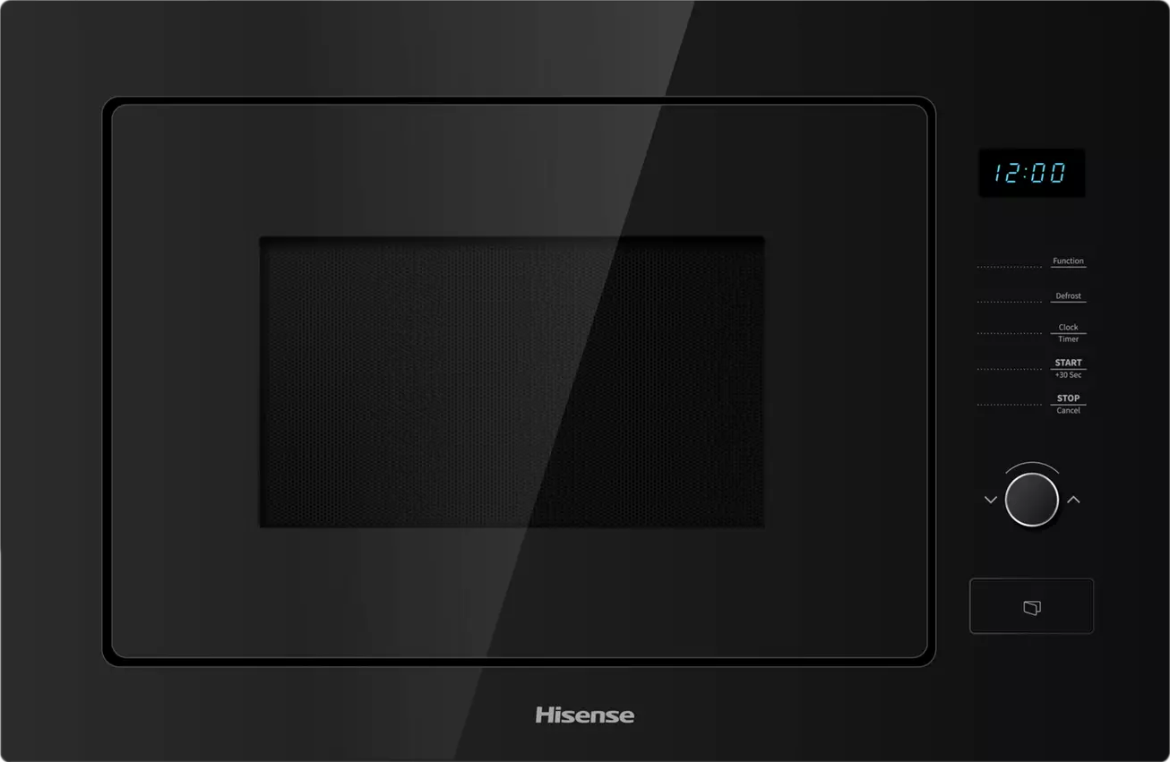 900W Built In Microwave Black