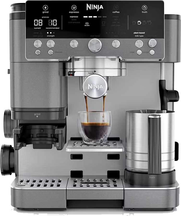 Luxe Café Premier Espresso Machine Grey