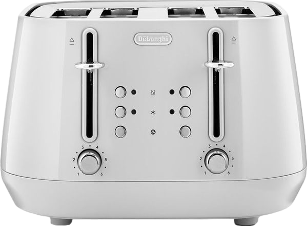 Eclettica 4 Slice Toaster White