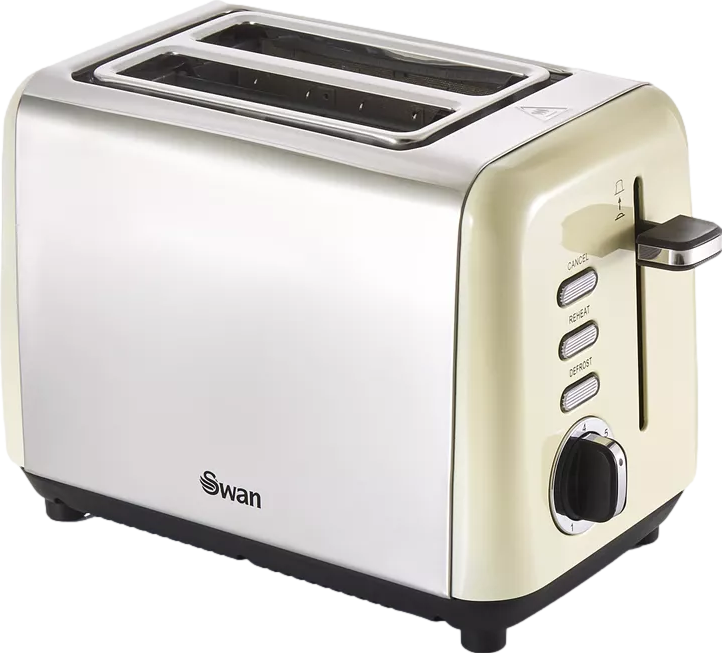 TownHouse 2 Slice Toaster Cream