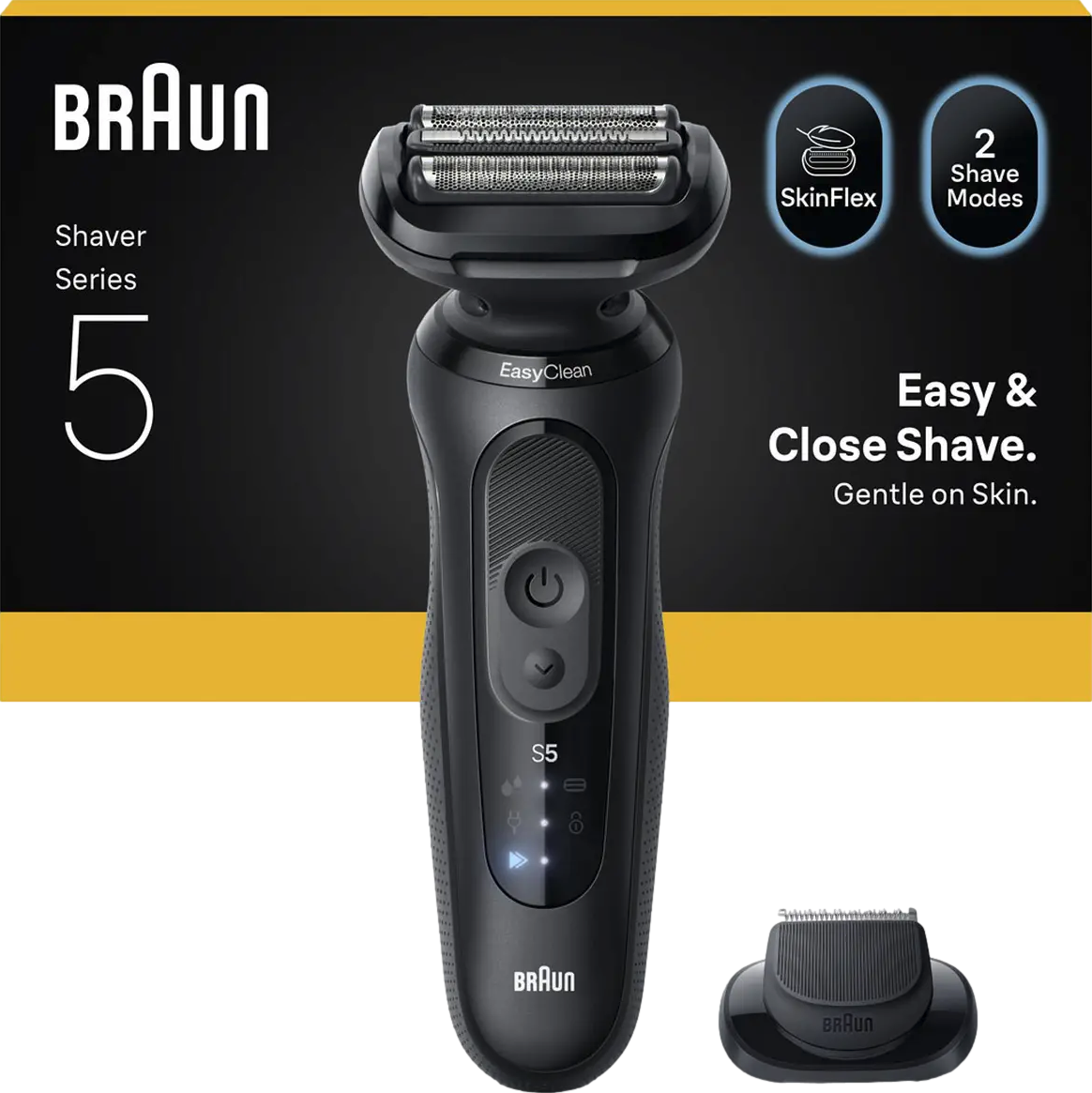 Wet & Dry Foil Electric Shaver with Precision Trimmer