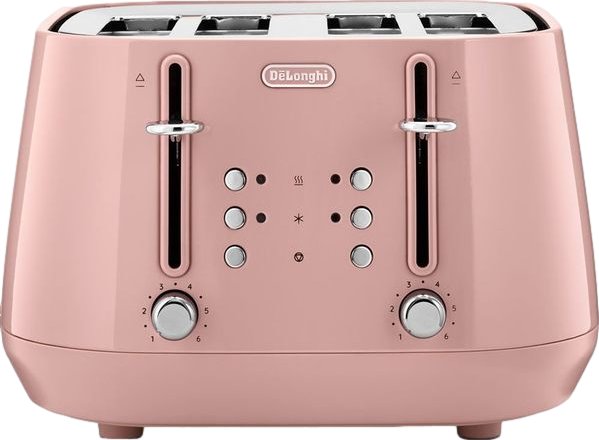 Eclettica 4 Slice Toaster Pink