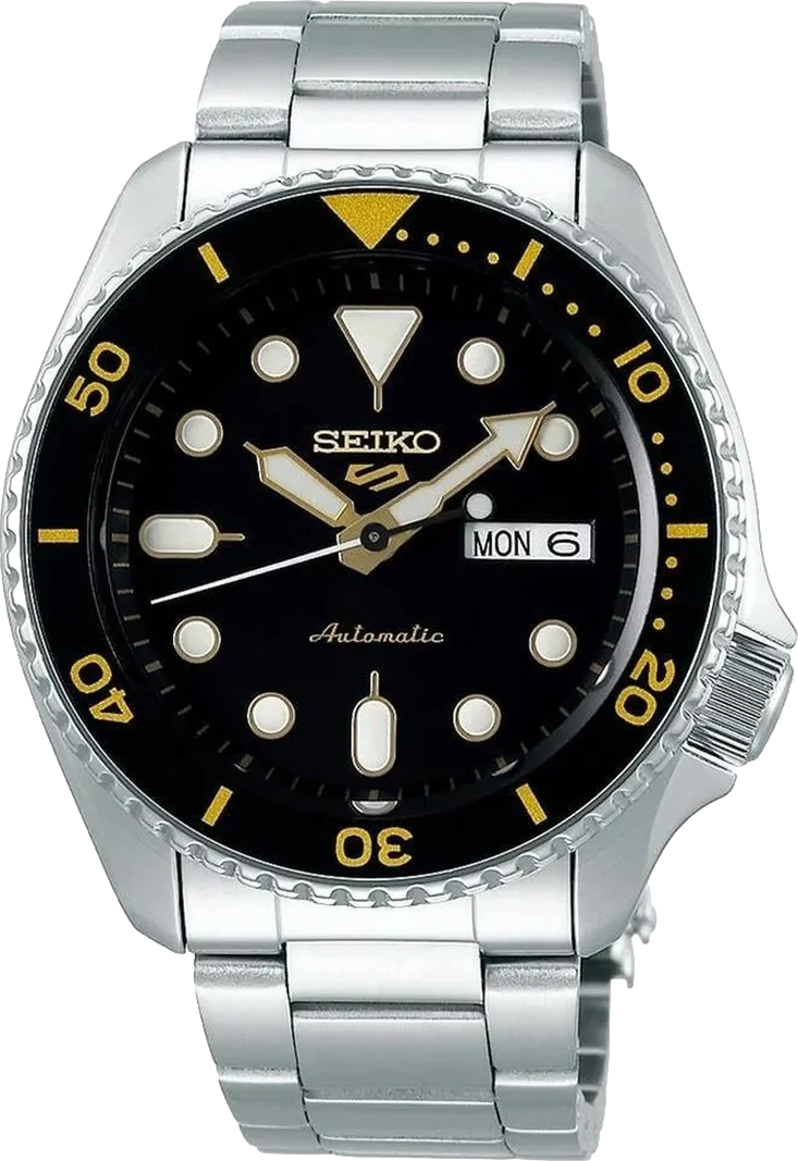 5 Sports Men's Watch 42.5mm Black Dial Stainless Steel