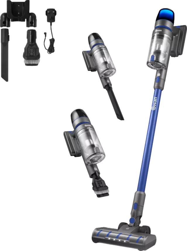 Dustmaster 29.6V Cordless Anti Tangle Vacuum Blue