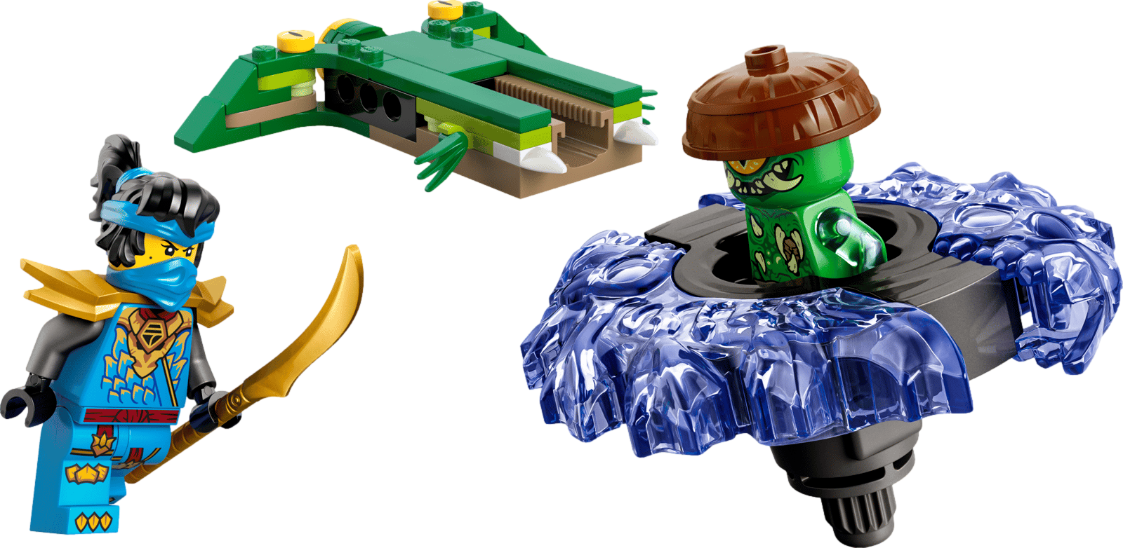 Ninjago Nya vs Mutation Monster Spinner