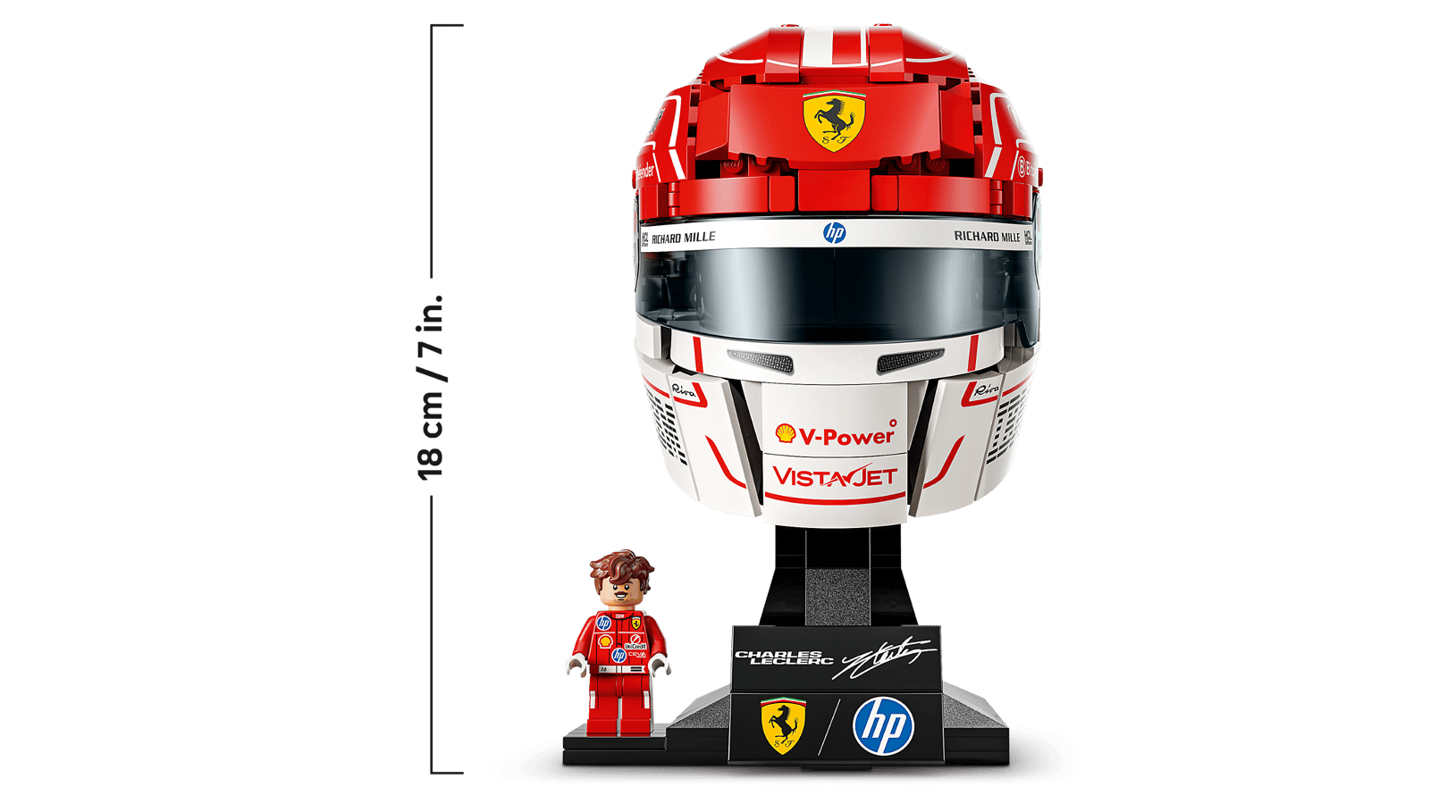 LEGO Editions Scuderia Ferrari HP Charles Leclerc Helmet thumbnail