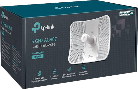 TP-Link 5GHz 867Mbps 23dBi Outdoor Wireless Access Point thumbnail