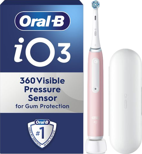 iO3 Electric Toothbrush & Travel Case Pink