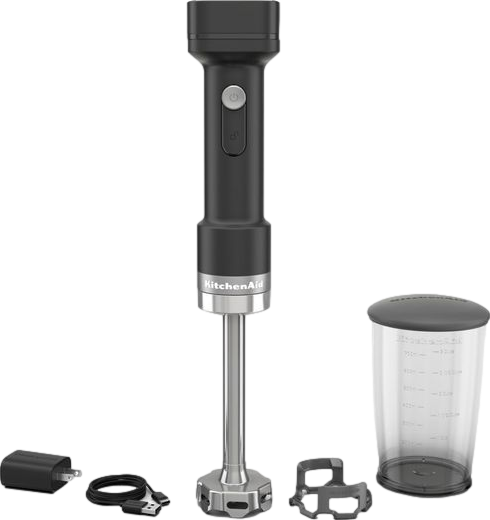 Go Cordless Hand Blender Black with Battery