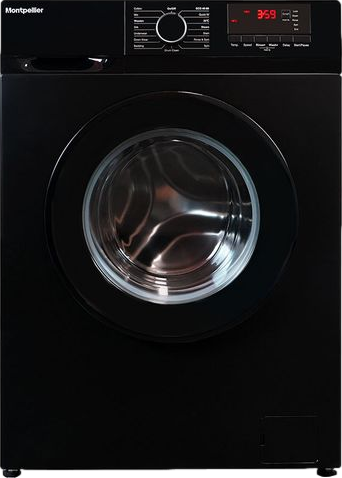 10kg 1400 Spin Washing Machine Black