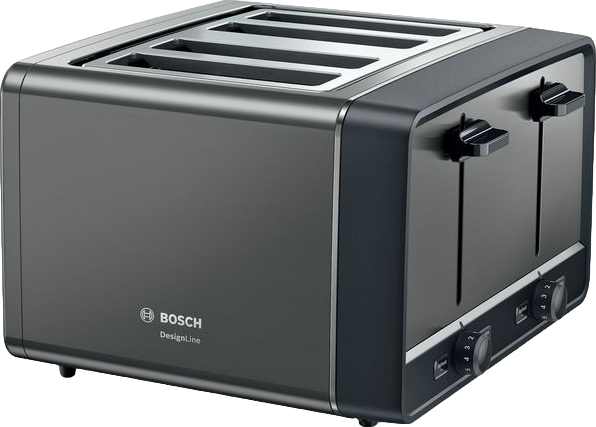 Designline Egro 4 Slice Toaster Anthracite