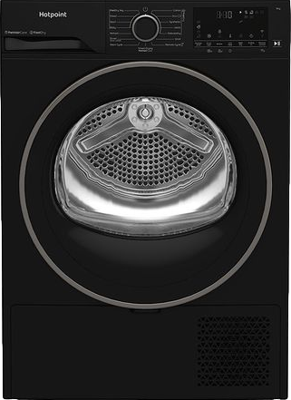 FabricCare WiFi-enabled 9kg Heat Pump Tumble Dryer Black