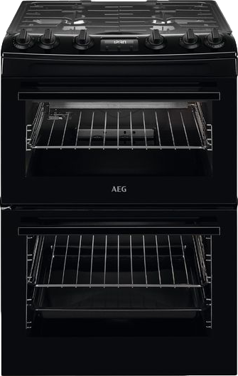 60cm Gas Cooker Black
