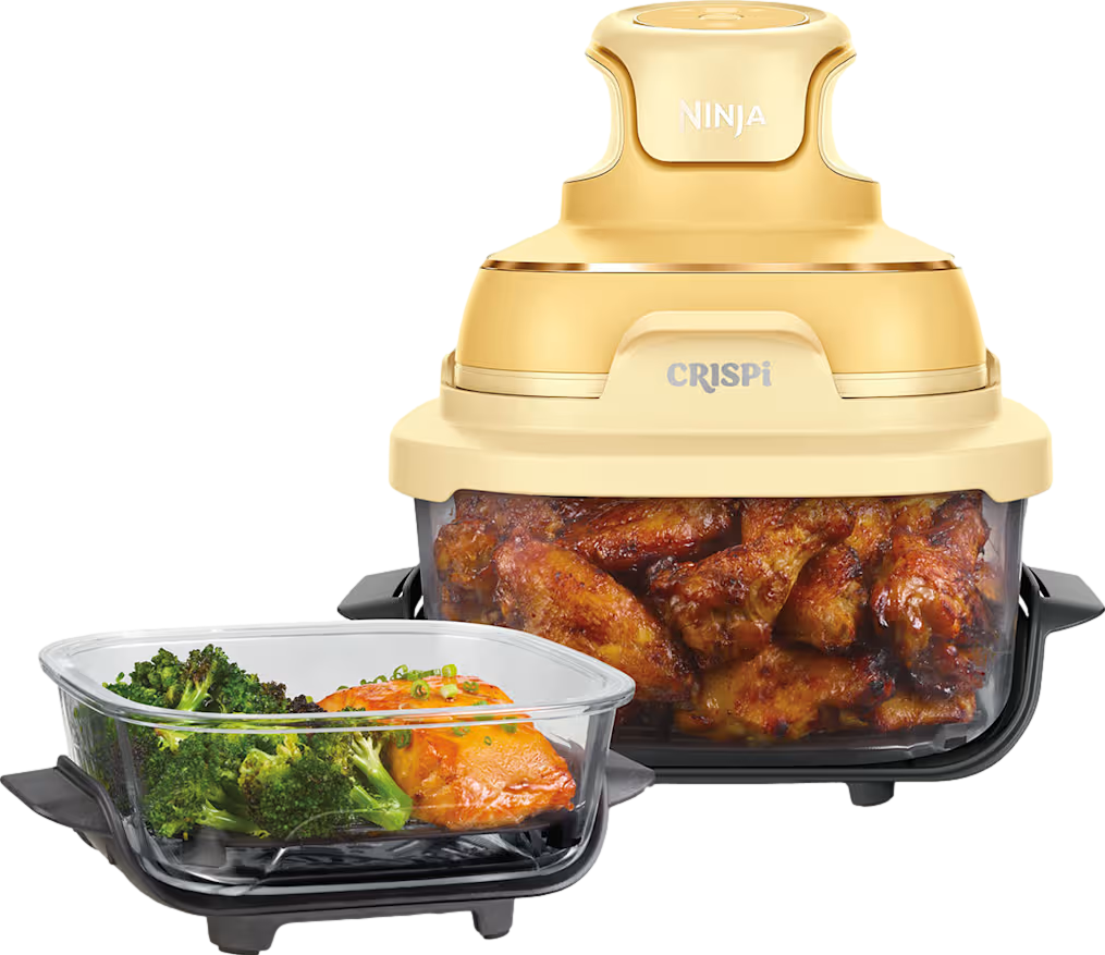 CRISPi 4-in-1 Portable Glass Air Fryer Ginger Snap