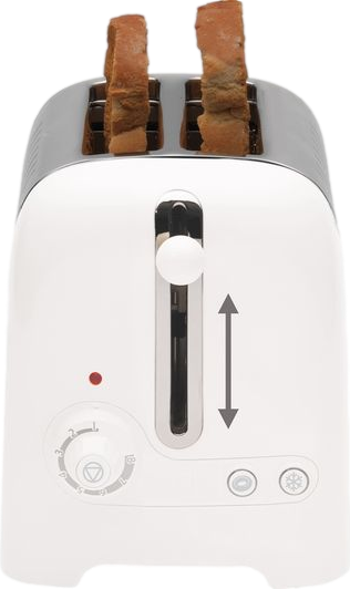 Lite 2 Slice Toaster Gloss White
