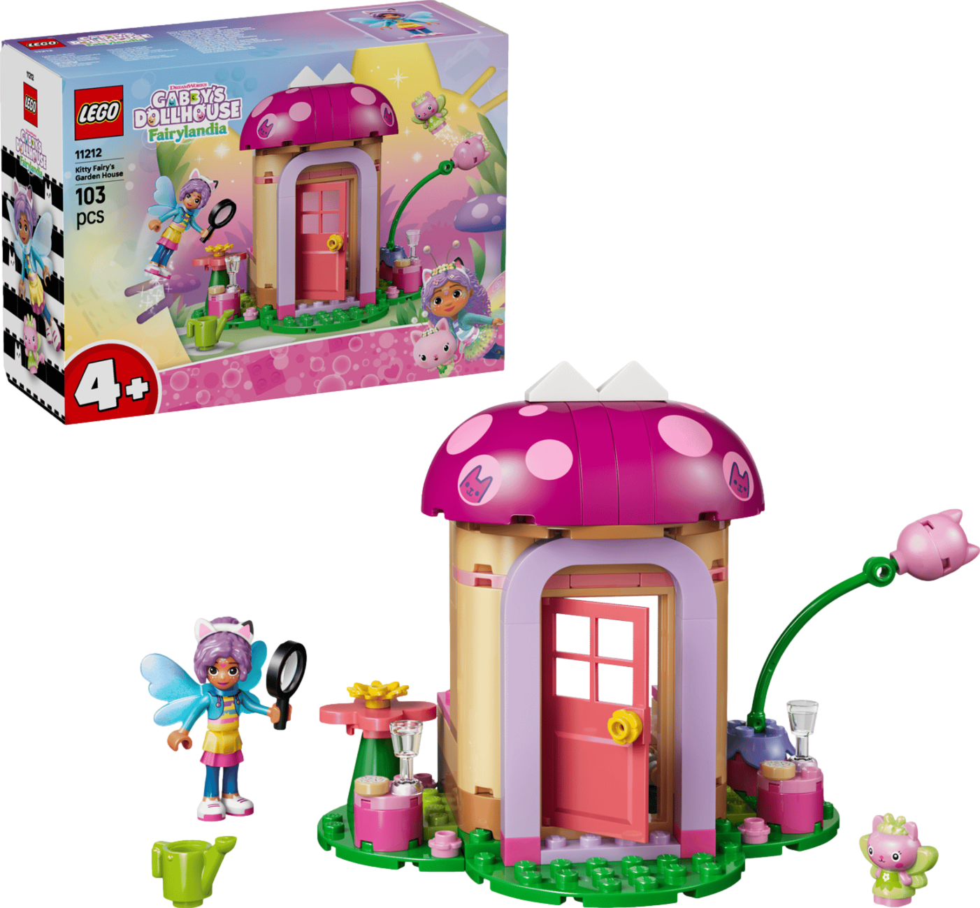 LEGO Gabby's Dollhouse Kitty Fairy's Garden House thumbnail