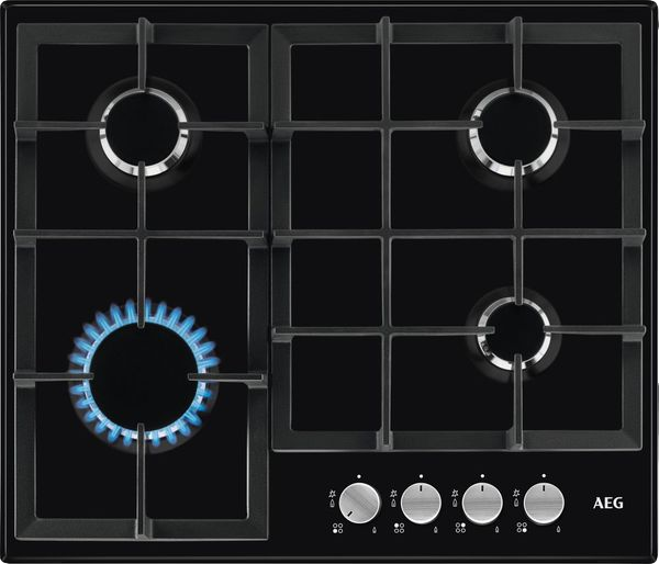 3000 Series 60cm Gas Hob Black