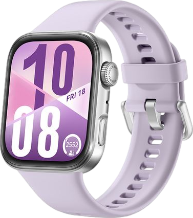 WATCH FIT 4 Aluminum Alloy Purple Fluoroelastomer Strap