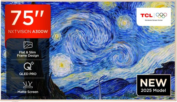 NXTVISION 55" QLED 4K HDR Smart Google TV