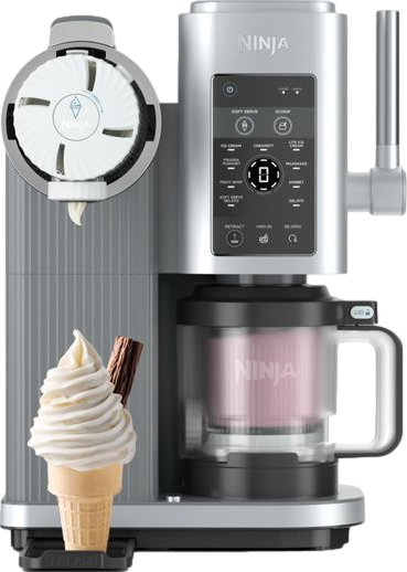 Swirl CREAMi Soft Serve Ice Cream Maker Silver
