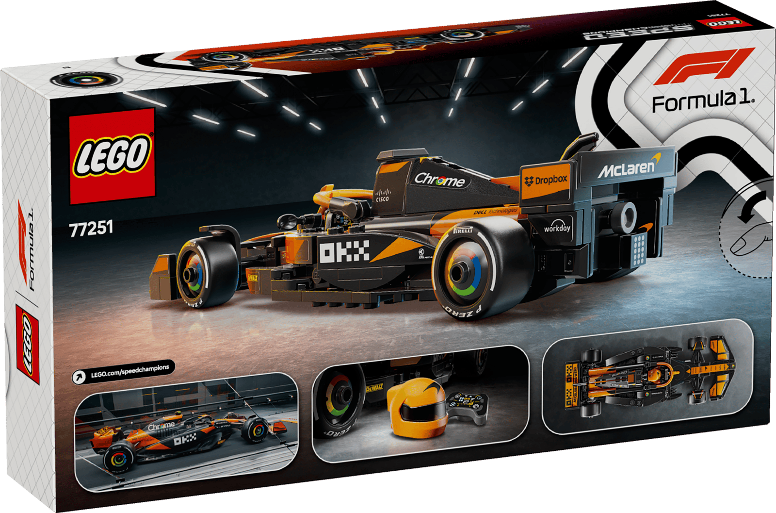 LEGO Speed Champions McLaren F1 Team MCL38 Race Car thumbnail
