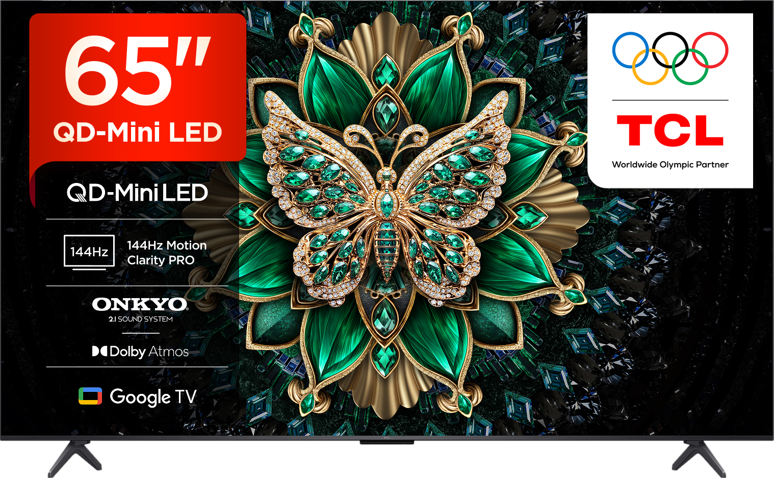 C6K 65" QD-Mini LED 4K HDR Smart Google TV