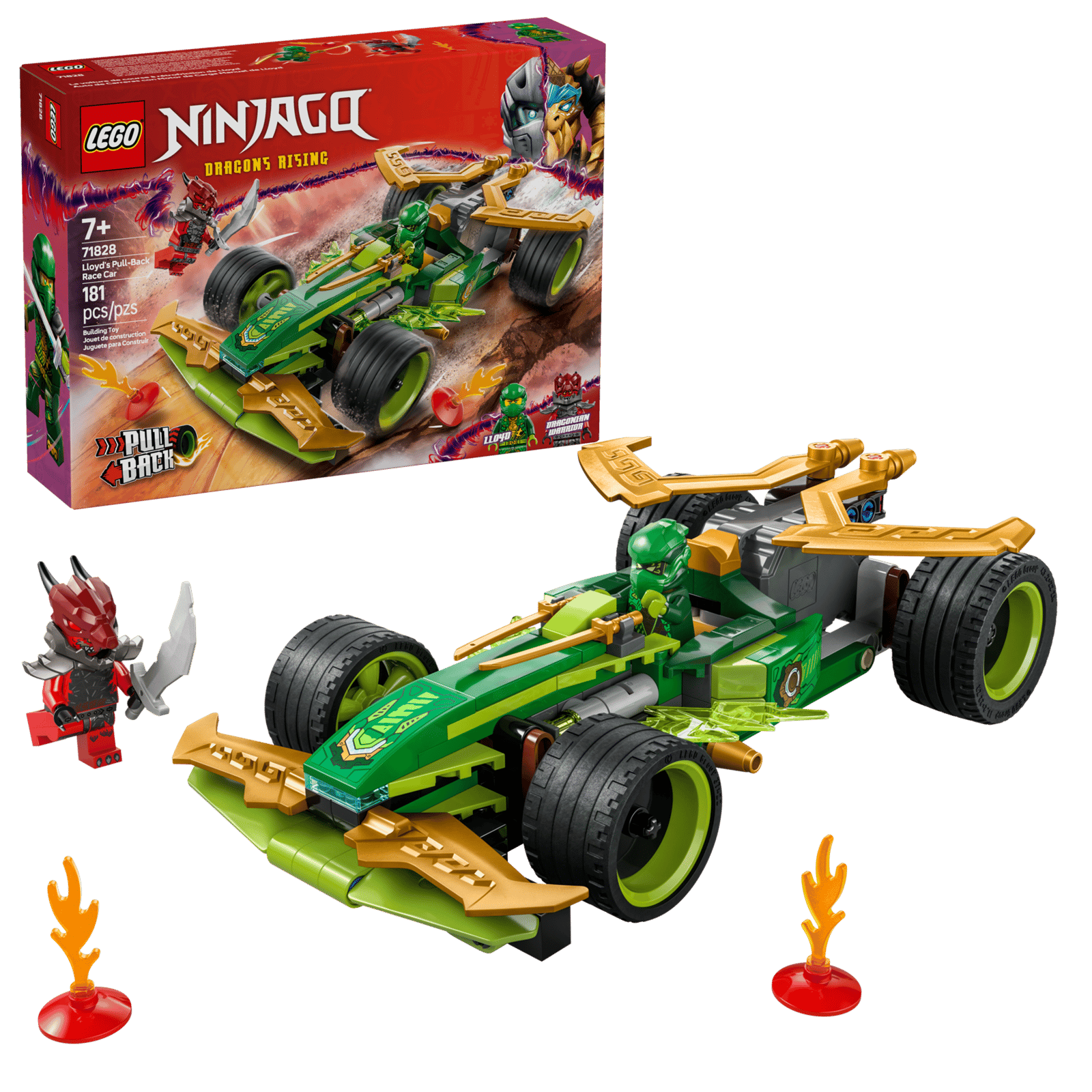 LEGO NINJAGO Lloyd’s Pull Back Race Car thumbnail