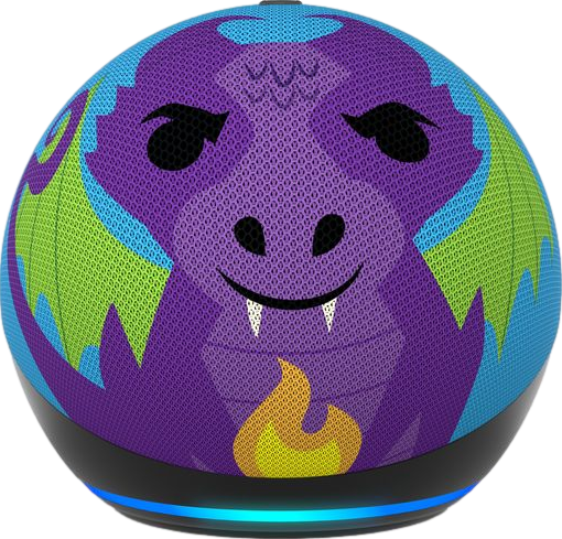 Echo Dot Kids (5th Gen) Smart Speaker with Alexa Dragon