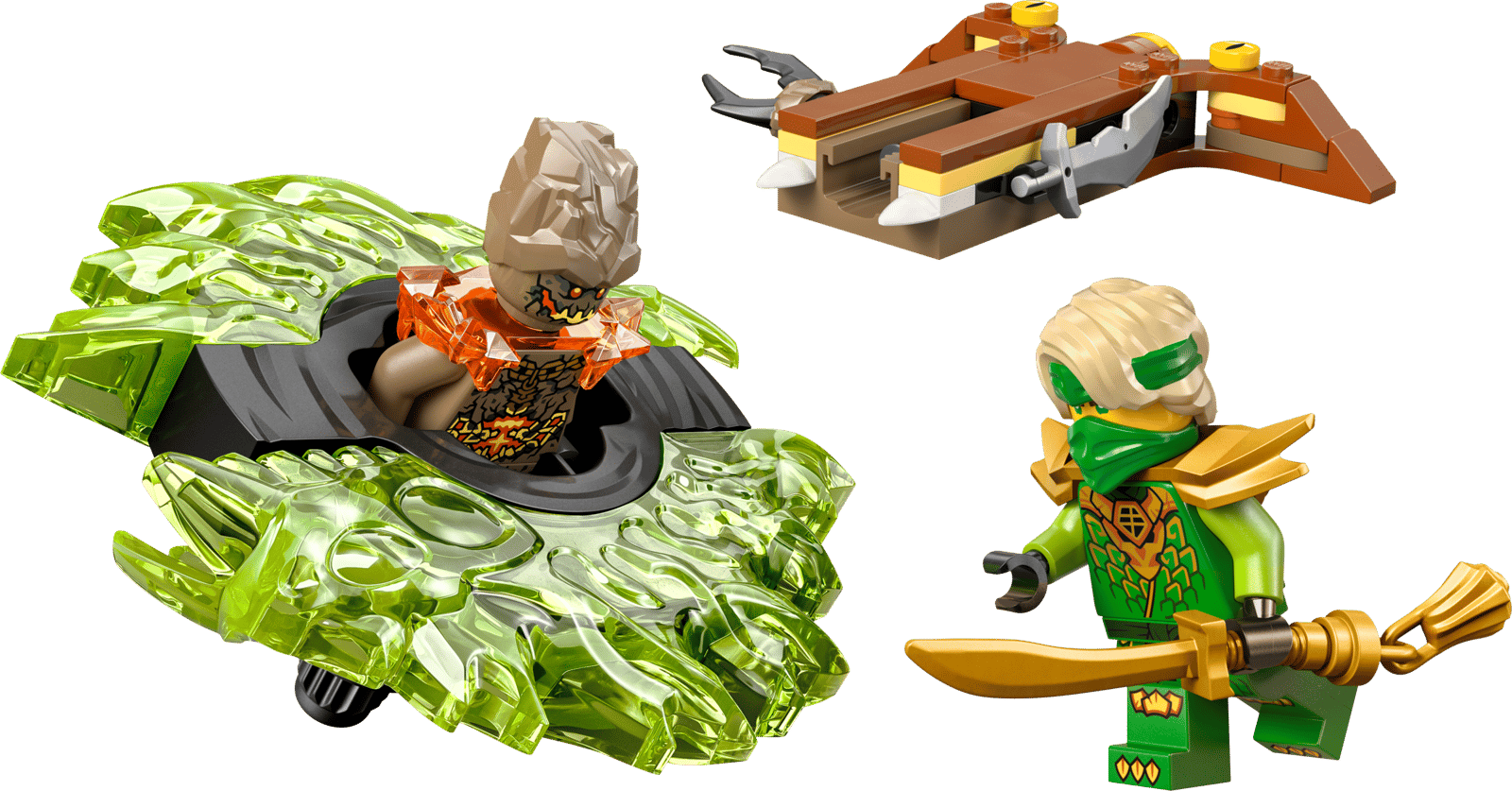 Ninjago Lloyd vs. Earth Monster Spinner