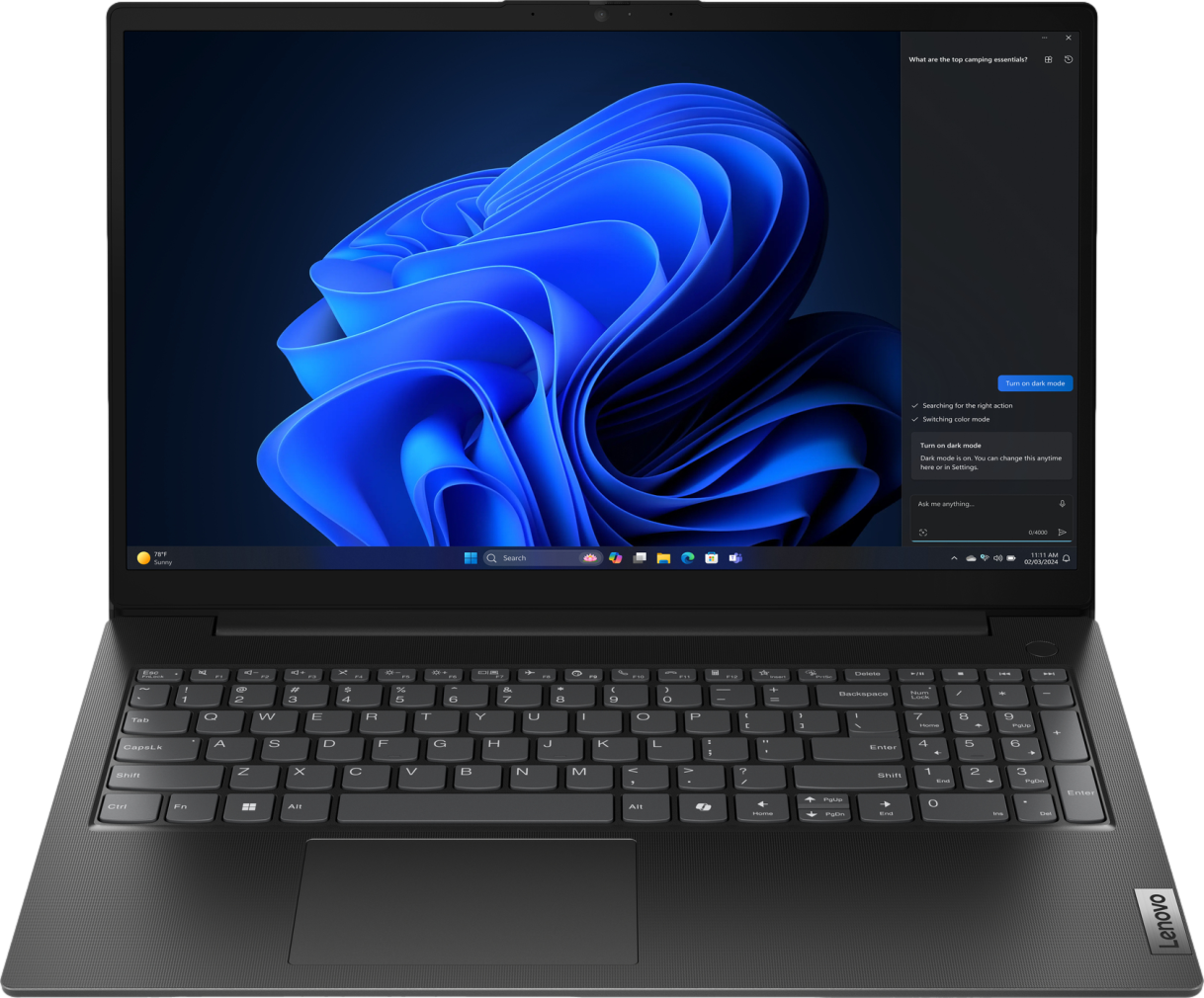 V15 G5 IRL 15.6" Laptop Intel Core i5-13420H, 16GB RAM, 512GB SSD, Black