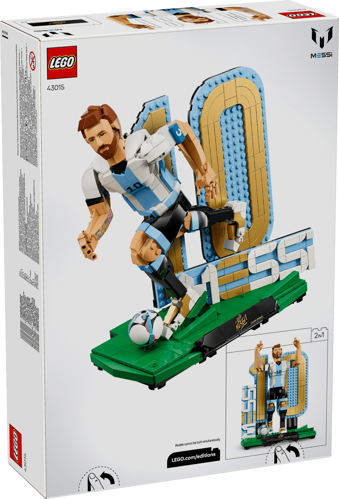 LEGO Editions Lionel Messi Football Legend thumbnail