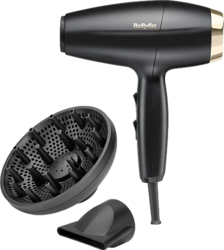 Digital Power Dry Hair Dryer Black & Rose Gold