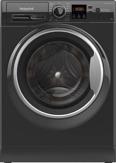 Anti-Stain 7kg 1400 Spin Washing Machine Black