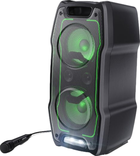 XParty Sing Portable Bluetooth Megasound Party Speaker Black