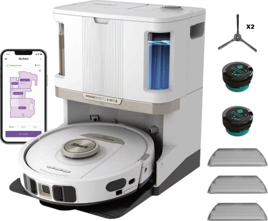 Robot Vacuum & Mop Combo  PowerDetect NeverTouch Pro
