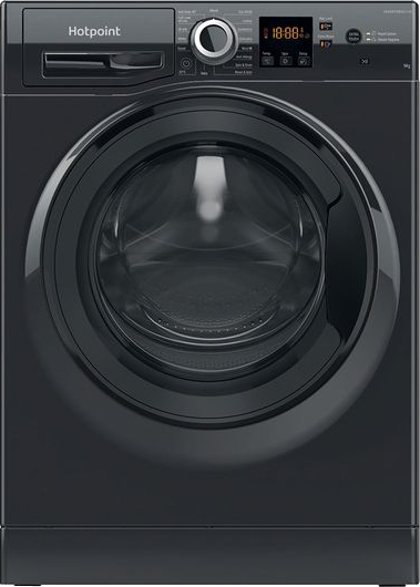 Anti-Stain 9kg 1400 Spin Washing Machine Black