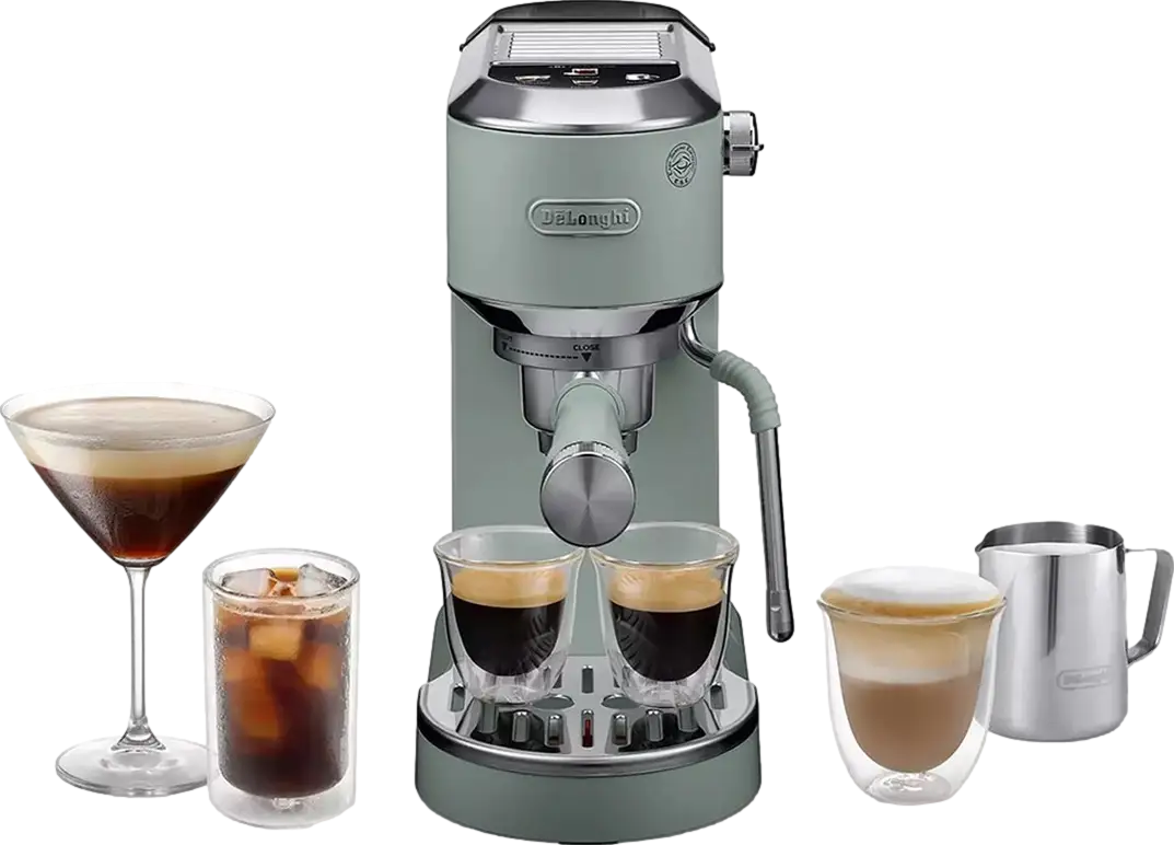 Dedica Duo Espresso Coffee Machine Green