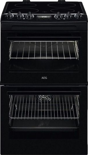 55cm Double Electric Cooker Black