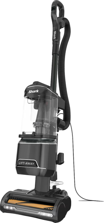 Anti Hair Wrap Upright Vacuum Cleaner with Lift-Away Pet Model Black