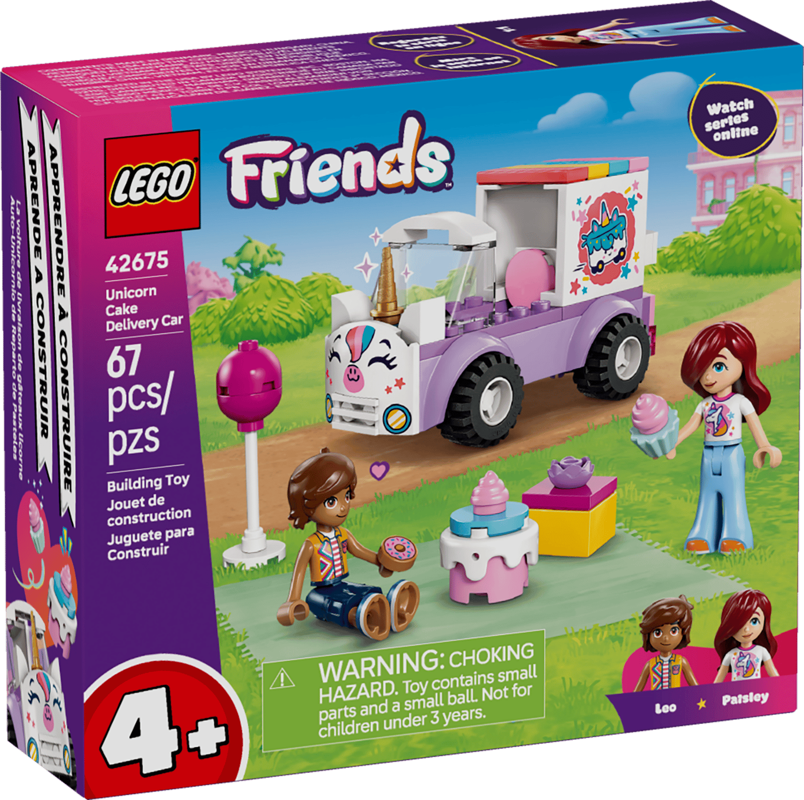 LEGO Friends Unicorn Cake Delivery Car Toy thumbnail