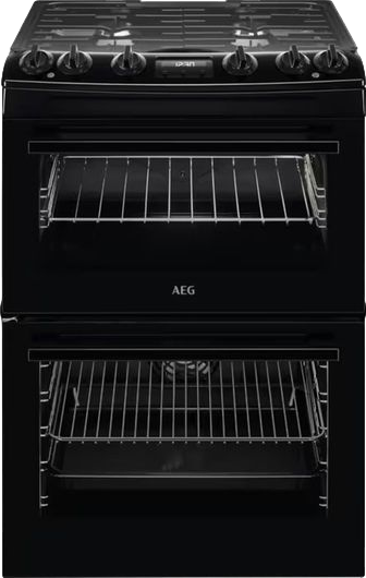 5000 SurroundCook 60cm Dual Fuel Cooker Black