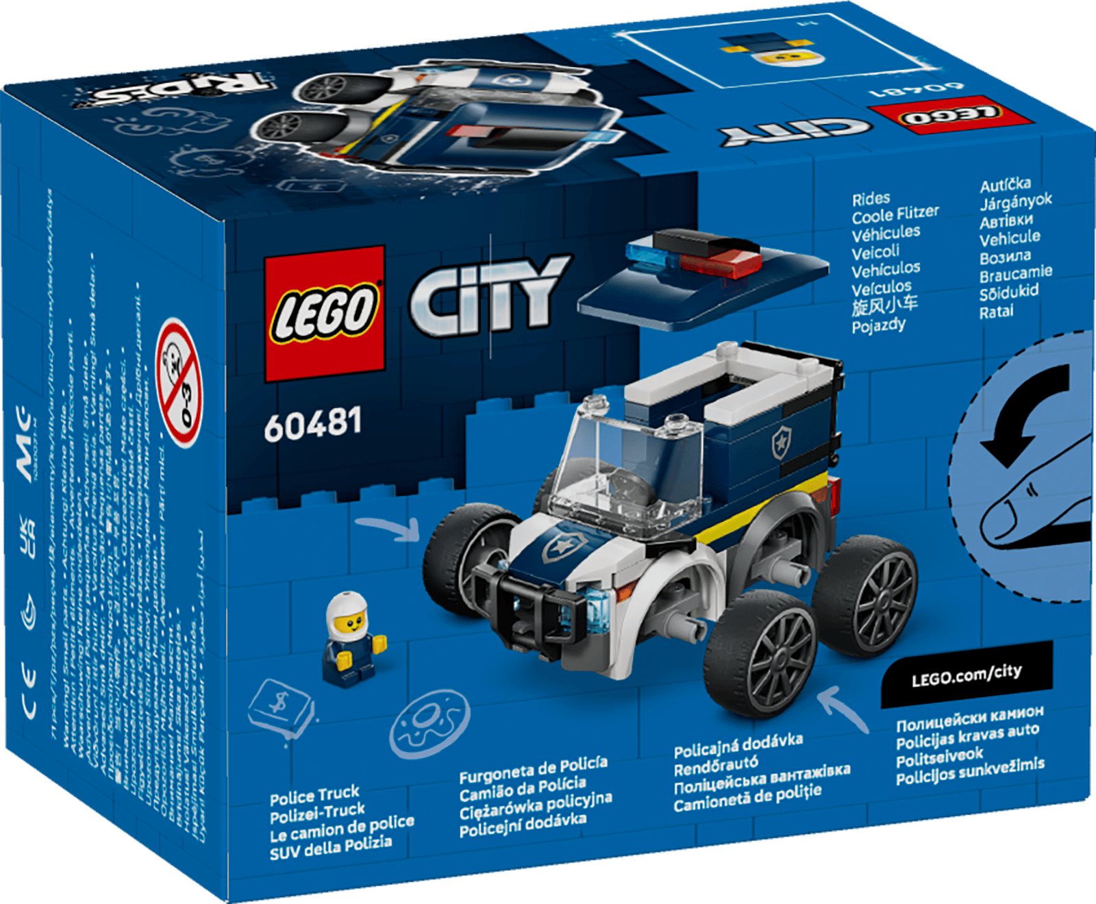 LEGO City Rides Police Truck thumbnail