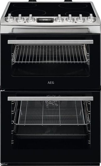 6000 SteamBake 60cm Electric Ceramic Cooker Stainless Steel