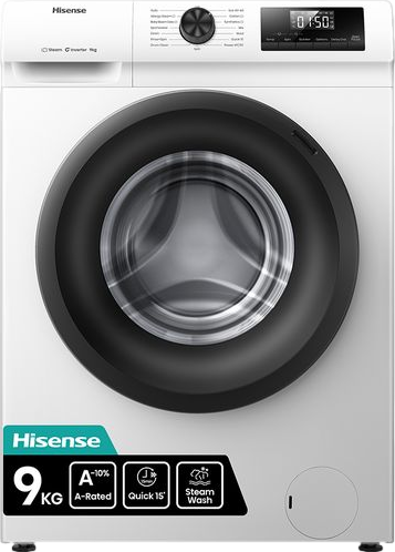 9KG 1400 Spin Washing Machine White