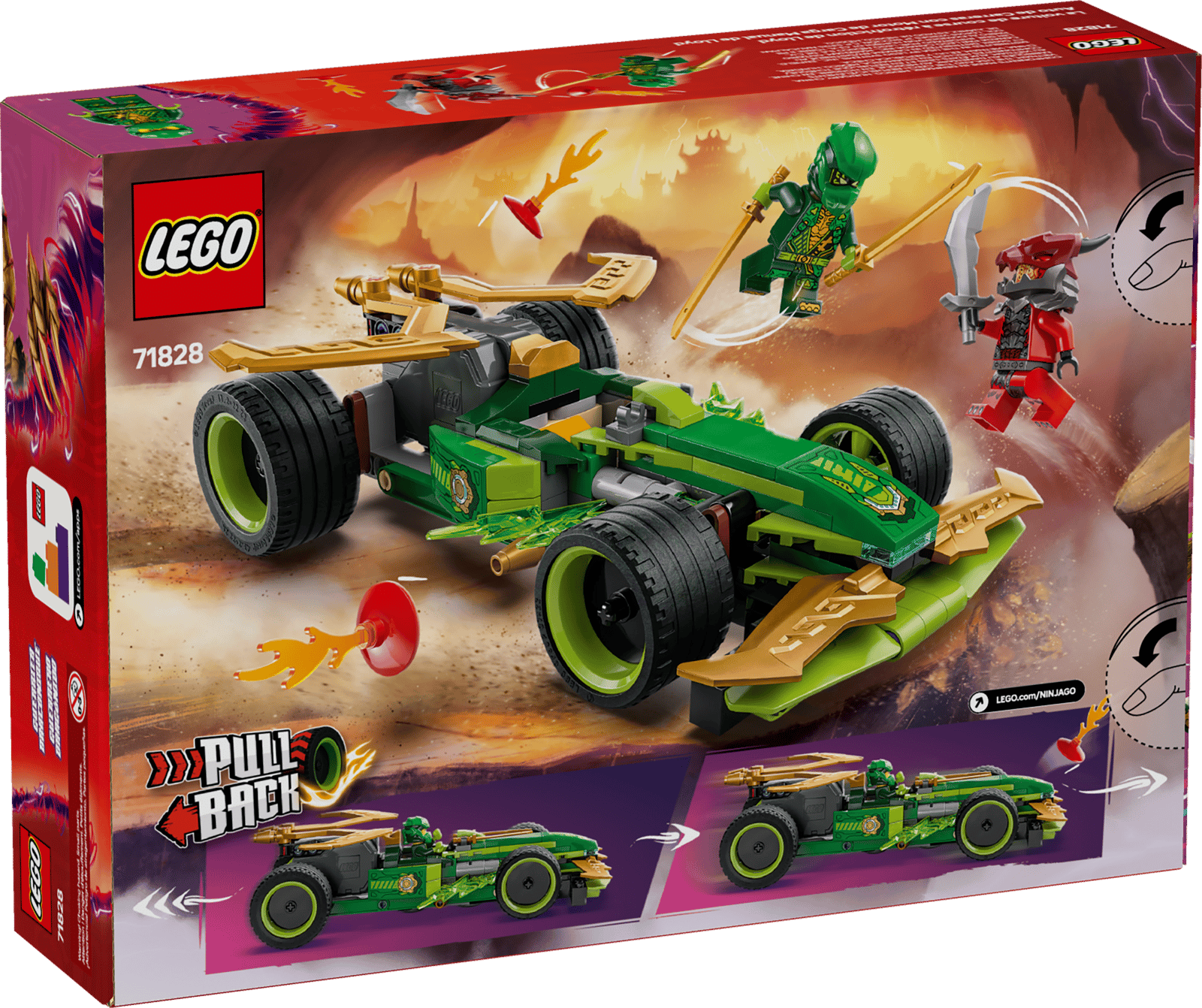 LEGO NINJAGO Lloyd’s Pull Back Race Car thumbnail