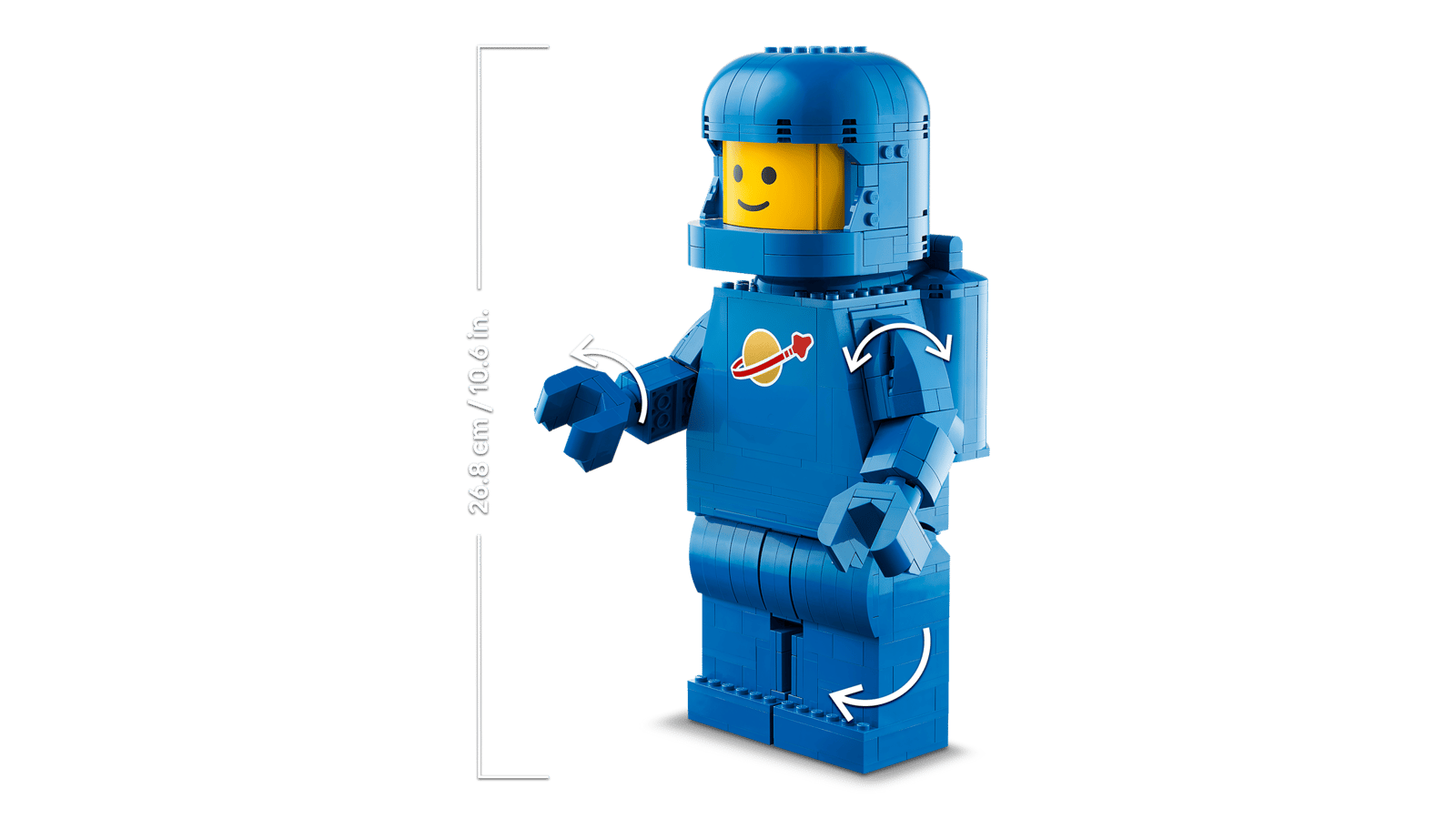 LEGO Minifigures Up-Scaled Blue Astronaut Minifigure thumbnail