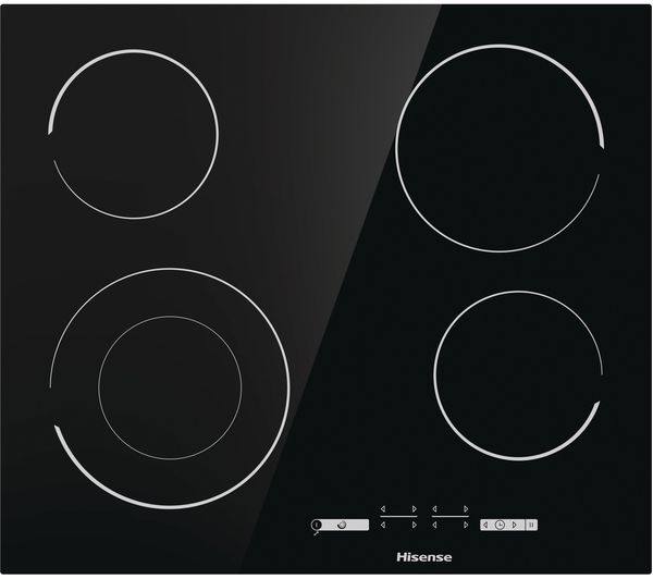 60cm Electric Ceramic Hob Black