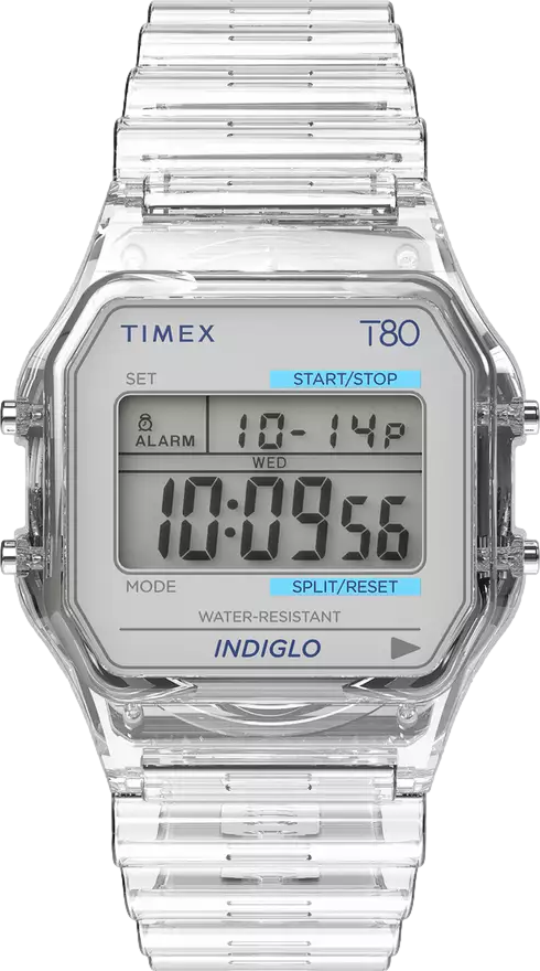 T80 Translucent Strap Digital Dial Watch