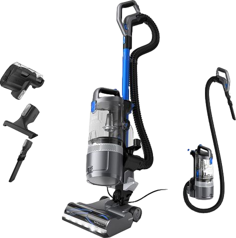 LiftOut Reach Pet Upright Bagless Vacuum Cleaner Graphite & Blue