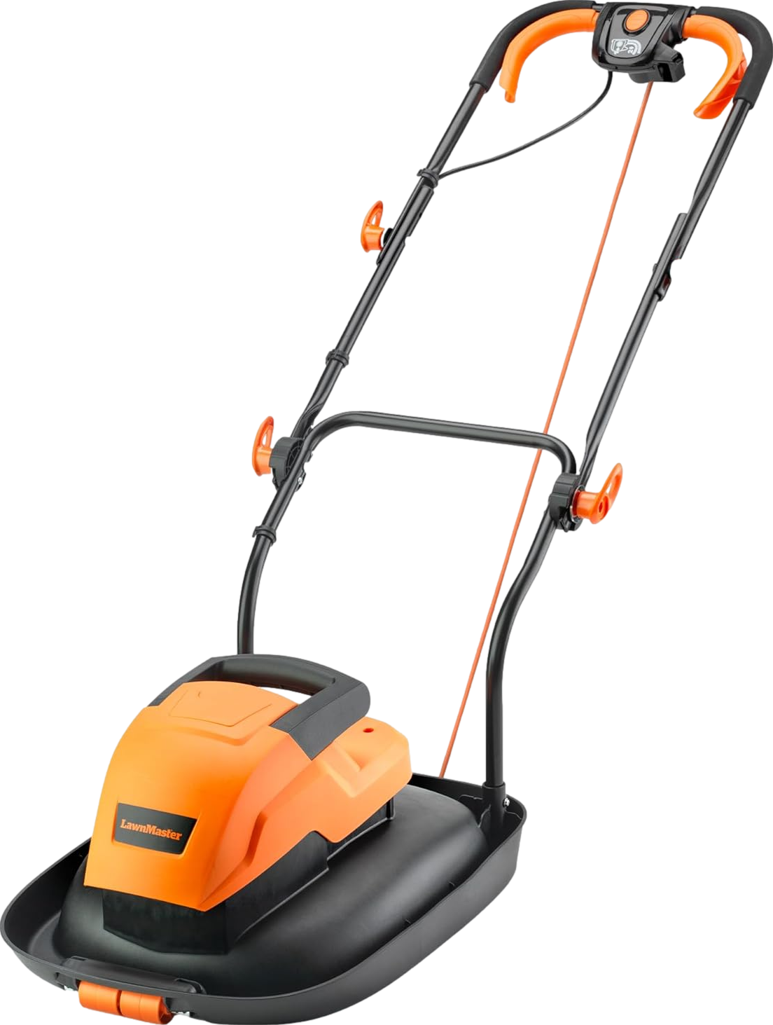 33cm 1600W Mulching Hover Lawnmower Orange